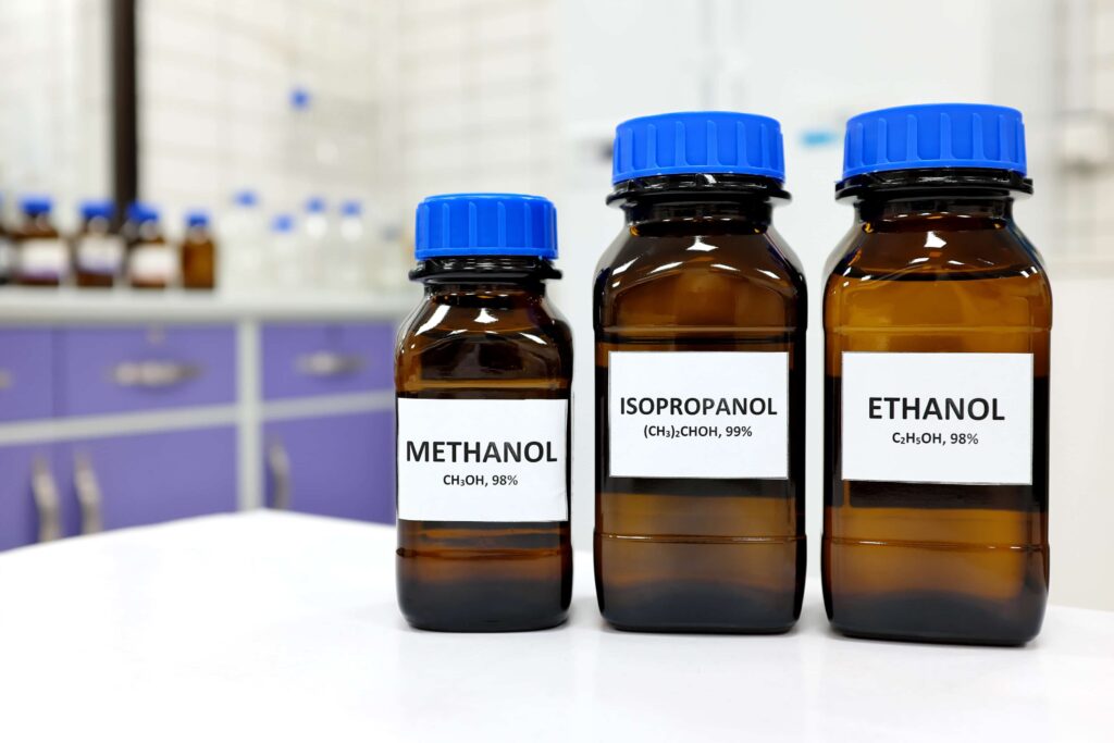 Ethanol Cannabis Extraction versus methanol or isopropanol solvents 